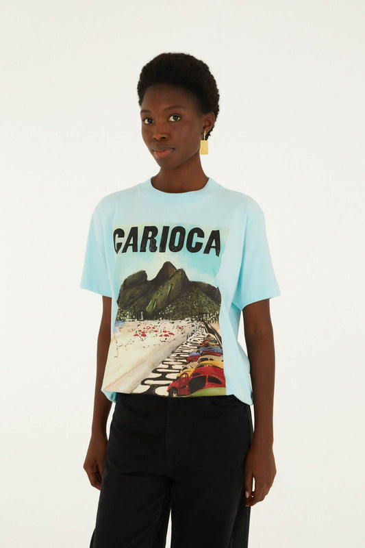 Dois Irmaos Landscape Carioca Organic Cotton Relaxed T-Shirt